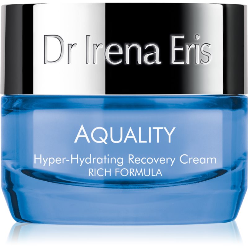 Dr Irena Eris Aquality Hyper-Hydrating Recovery Cream Rich Formula дълбоко хидратиращ крем в дълбочина против бръчки 50 мл.
