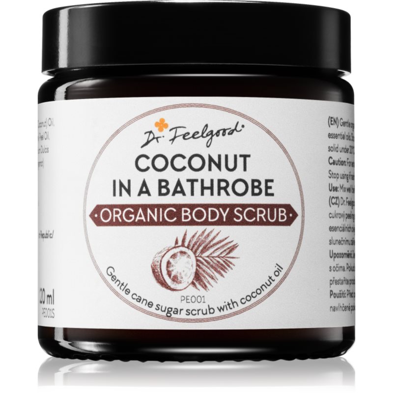 Dr. Feelgood Organic Coconut in a Bathrobe захарен пилинг с кокосово масло 120 мл. на ниска цена