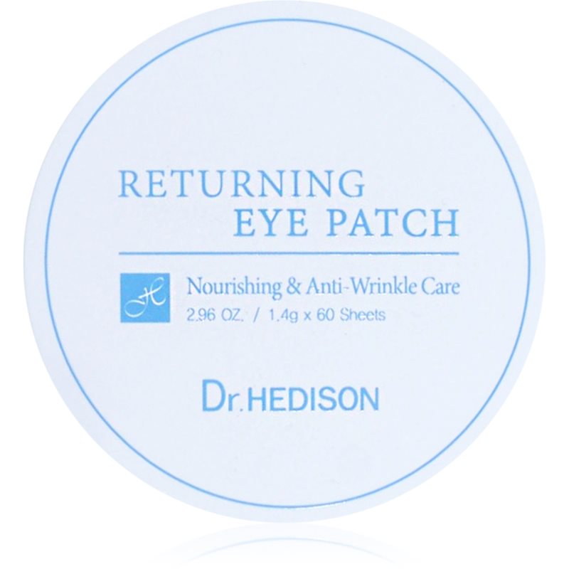 Dr. HEDISON Nourishing & Anti-Wrinkle Care хидрогелова маска за зоната около очите против тъмни кръгове 60 бр.