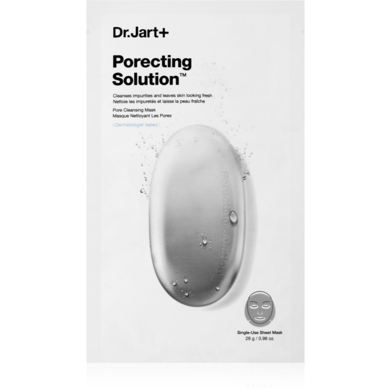 Dr. Jart+ Dermask™ Porecting Solution почистваща маска с активни въглища 28 гр.