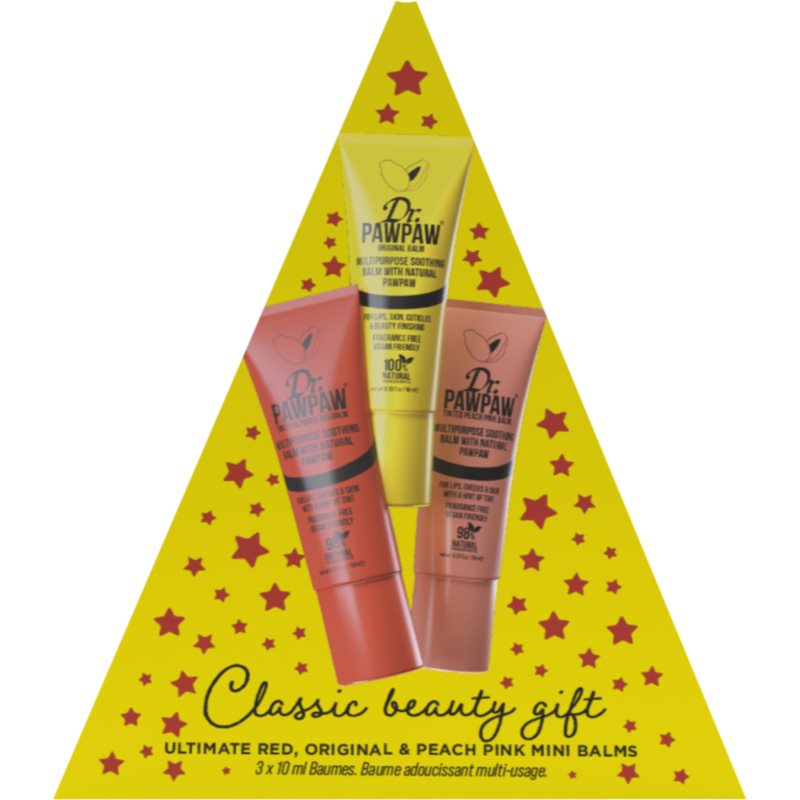 Dr. Pawpaw Classic Beauty подаръчен комплект за устни и скули на ниска цена