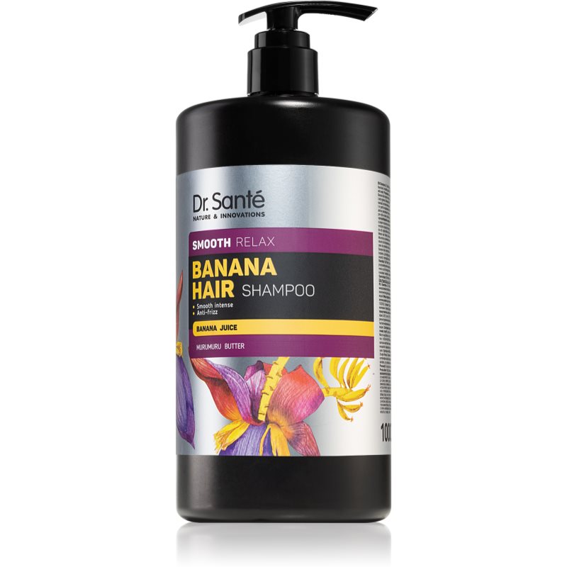Dr. Santé Banana изглаждащ шампоан против цъфтене банан 1000 мл.