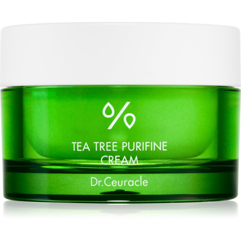 Dr.Ceuracle Tea Tree Purifine 80 успокояващ крем за лице с екстракт от чаено дърво 50 гр.