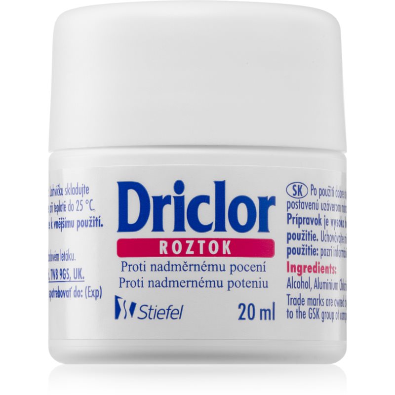 Driclor Solution рол- он против изпотяване срещу силно изпотяване 20 мл.