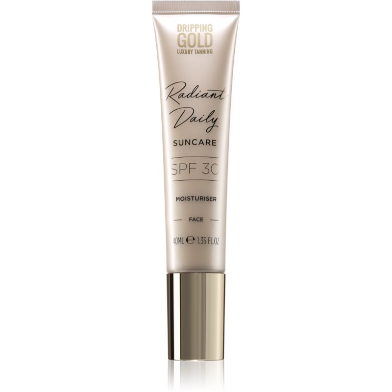 Dripping Gold Luxury Tanning Daily Moisturiser хидратиращ крем за лице SPF 30 40 мл.