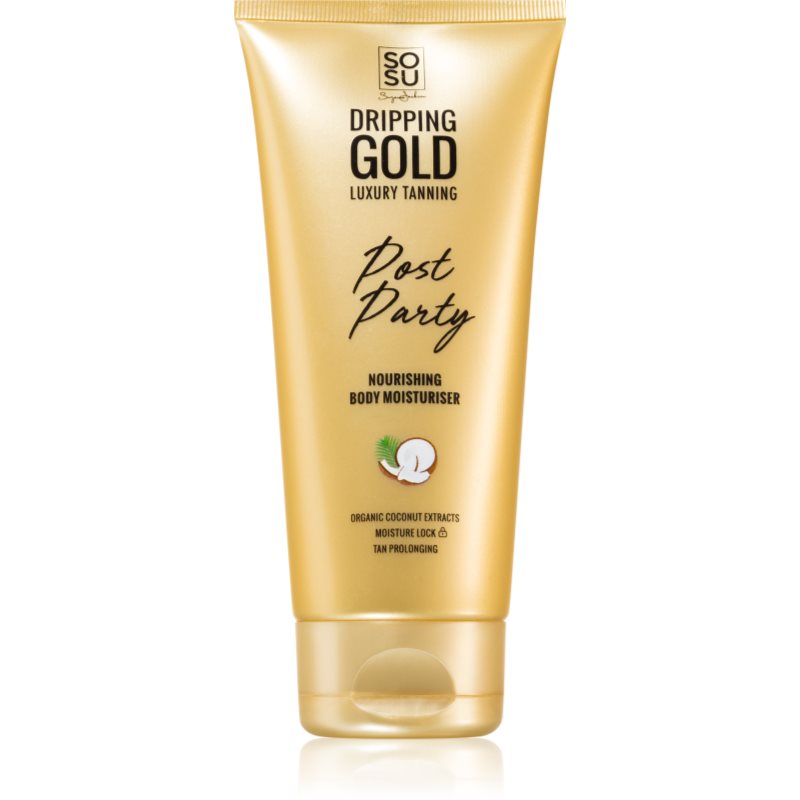 Dripping Gold Post Party хидратиращ лосион за тяло за удължаване на загара 200 мл.