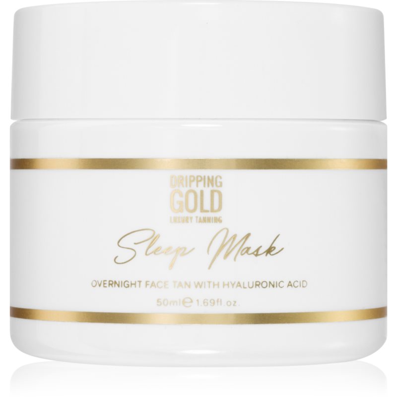 Dripping Gold Sleep Mask автобронзираща нощна маска за лице цвят Medium/Dark 50 мл. на ниска цена