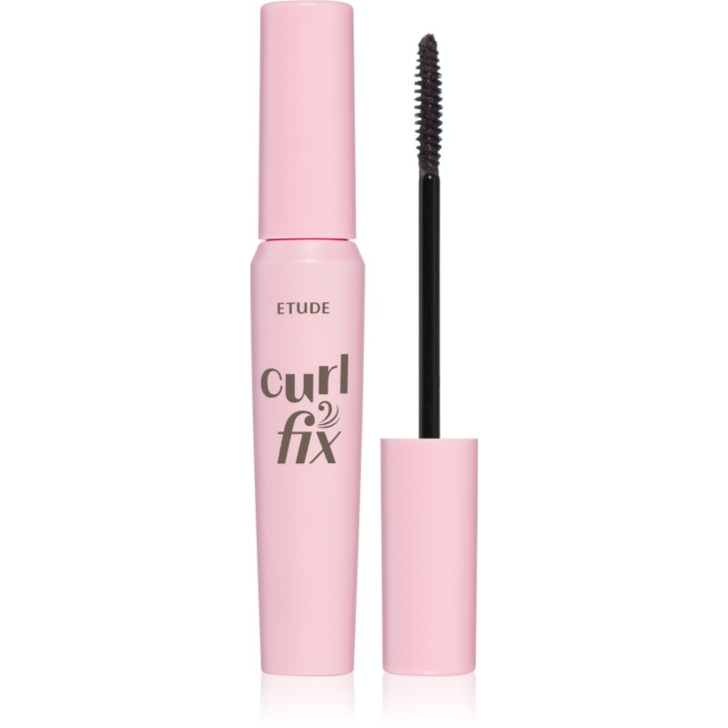 ETUDE Curl Fix Mascara водоустойчива спирала за обем и извити мигли цвят 03 Gray brown 8 гр.