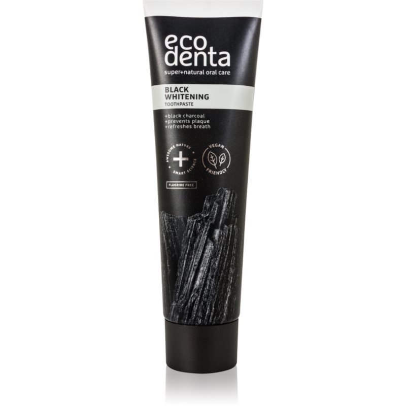 Ecodenta Expert Black Whitening черна избелваща паста за зъби без флуорид 100 мл.