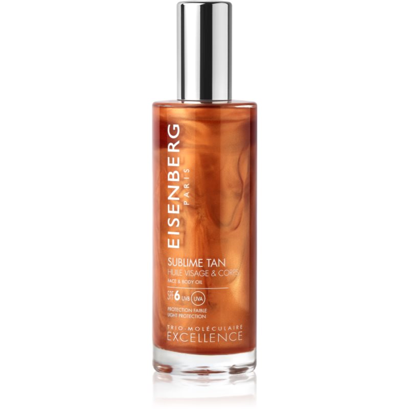 Eisenberg Sublime Tan Huile Visage & Corps слънцезащитно олио за лице и тяло SPF 6 100 мл. на ниска цена