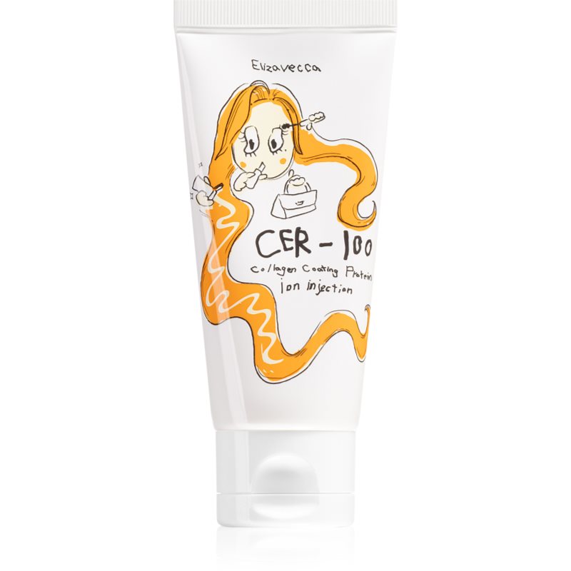 Elizavecca Cer-100 Collagen Coating Protein Ion Injection колагенов флуид за блясък и мекота на косата 50 мл.