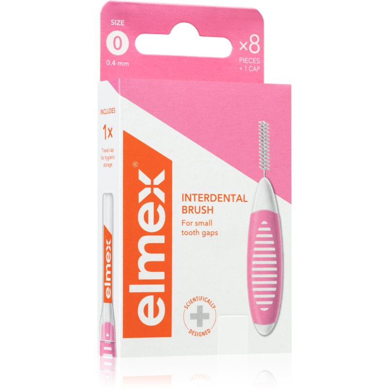 Elmex Interdental Brush четки за междузъбно пространство 0.4 mm 8 бр.