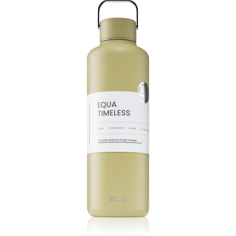Equa Timeless неръждаема бутилка за вода боя Matcha 1000 мл.