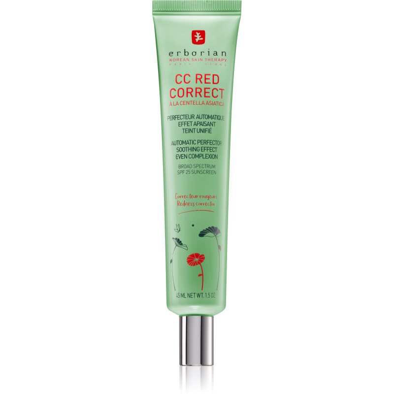 Erborian CC Red Correct CC крем против зачервяване на кожата  SPF 25 45 мл.