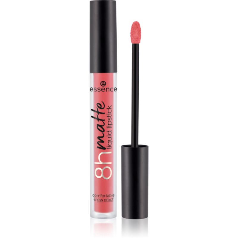 Essence 8h matte матиращо течно червило цвят 09 Fiery Red 2
