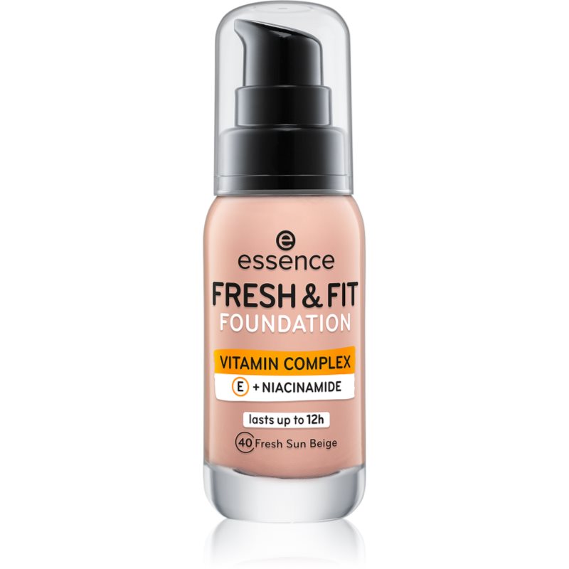 Essence Fresh & Fit течен фон дьо тен цвят 40 Fresh Sun Beige 30 мл.