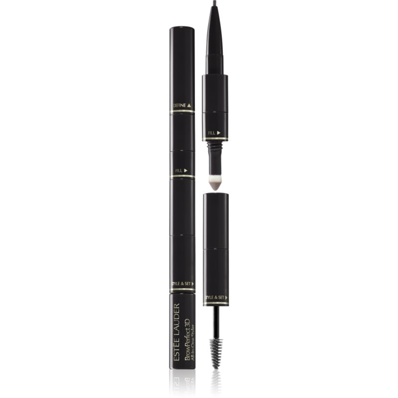 Estée Lauder BrowPerfect 3D All-in-One Styler молив за вежди 3 в 1 цвят Blackened Brown 2