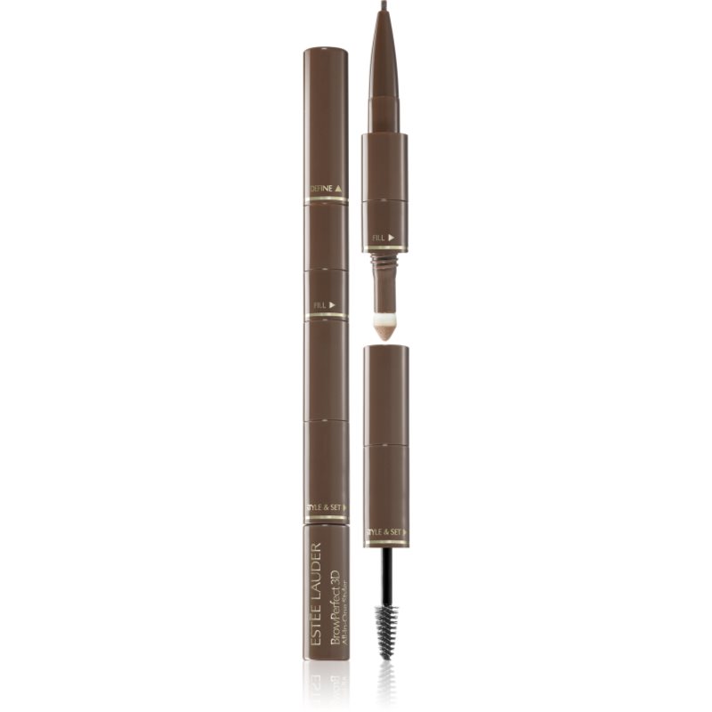 Estée Lauder BrowPerfect 3D All-in-One Styler молив за вежди 3 в 1 цвят Light Brunette 2
