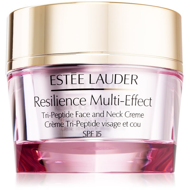 Estée Lauder Resilience Multi-Effect Tri-Peptide Face and Neck Creme SPF 15 интензивно подхранващ крем за нормална към смесена кожа SPF 15 50 мл.
