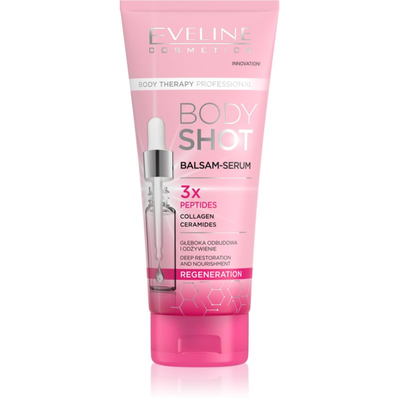 Eveline Cosmetics Body Shot 3x Peptides регенериращ балсам за много суха кожа 200 мл.