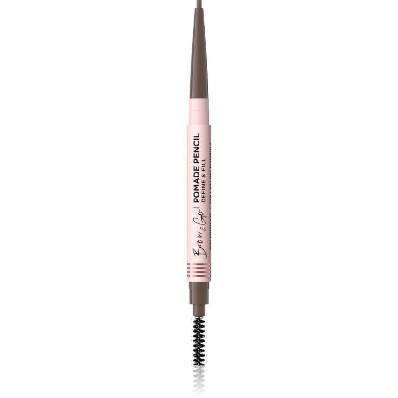 Eveline Cosmetics Brow & Go! водоустойчив молив за вежди с четка 2 в 1 цвят Taupe 4 гр. на ниска цена