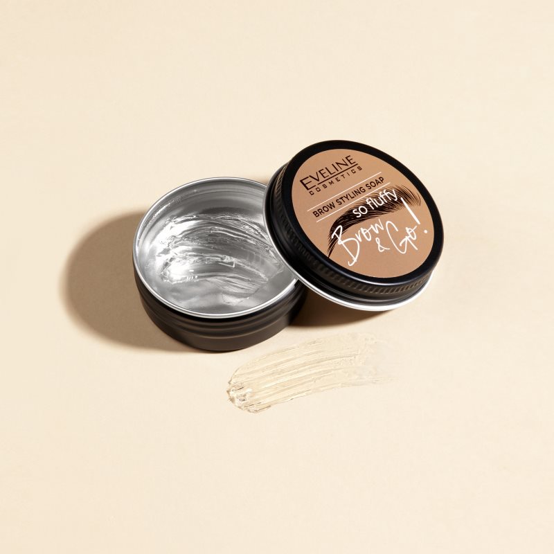 Eveline Cosmetics Brow & Go! сапун за оформяне на вежди за вежди цвят Transparent 25 гр. на ниска цена