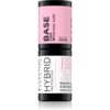 Eveline Cosmetics Hybrid Professional базов лак за нокти с използване на UV/LED лампа 3 в 1 цвят 01 Natural Nude 5 мл.
