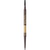 Eveline Cosmetics Micro Precise водоустойчив молив за вежди  с четка 2 в 1 цвят 03 Dark Brown 4 гр.