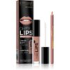 Eveline Cosmetics OH! my LIPS Matt комплект за устни 01 Neutral Nude 2 бр.