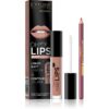 Eveline Cosmetics OH! my LIPS Matt комплект за устни 08 Lovely Rose 2 бр.