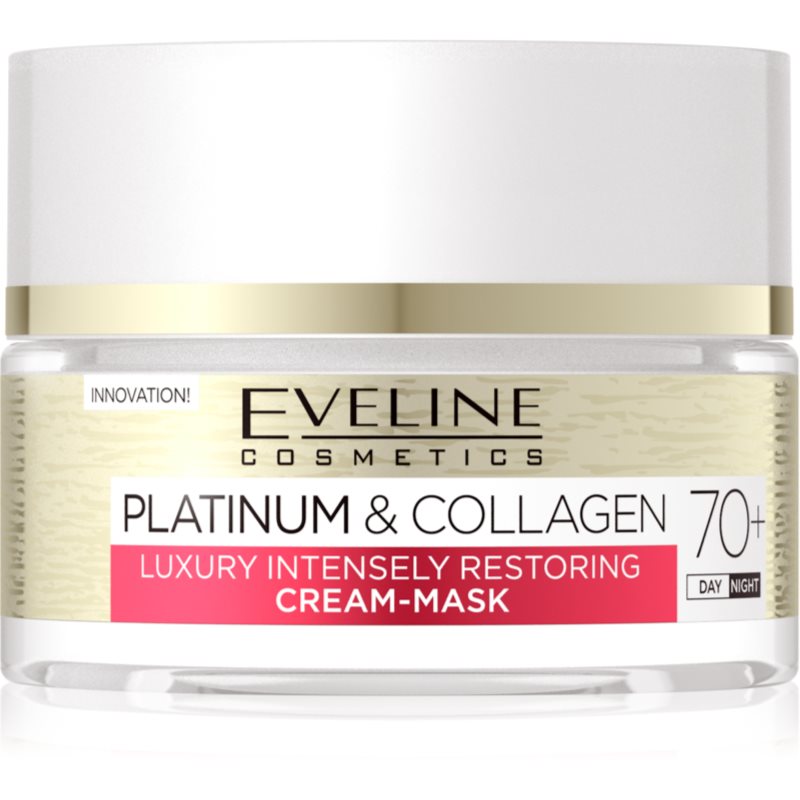 Eveline Cosmetics Platinum & Collagen възстановяващ крем маска 70+ 50 мл.