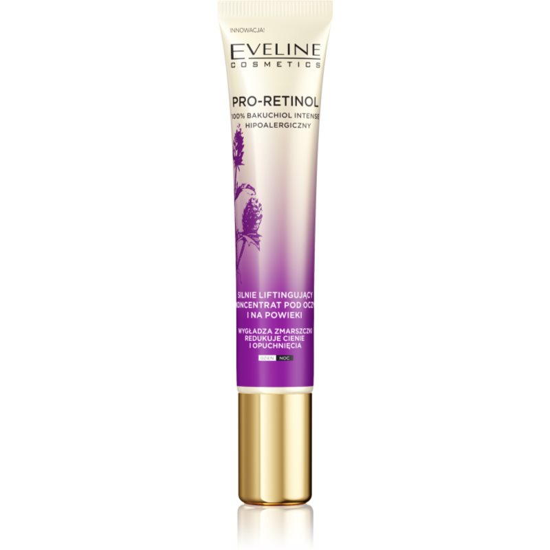 Eveline Cosmetics Pro-Retinol 100% Bakuchiol Intense лек лифтинг крем за околоочната област 20 мл.