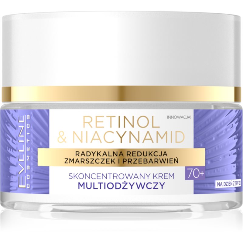 Eveline Cosmetics Retinol & Niacynamid подхранващ дневен крем 70+ SPF 20 50 мл.