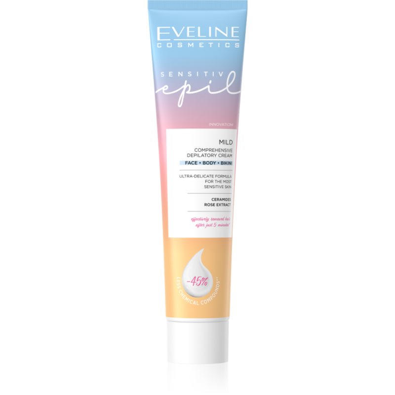 Eveline Cosmetics Sensitive Epil депилиращ крем за тяло за чувствителна кожа 125 мл.