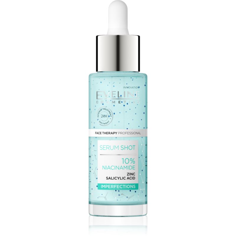 Eveline Cosmetics Serum Shot 10% Niacinamide серум за лице за мазна и проблемна кожа 30 мл.