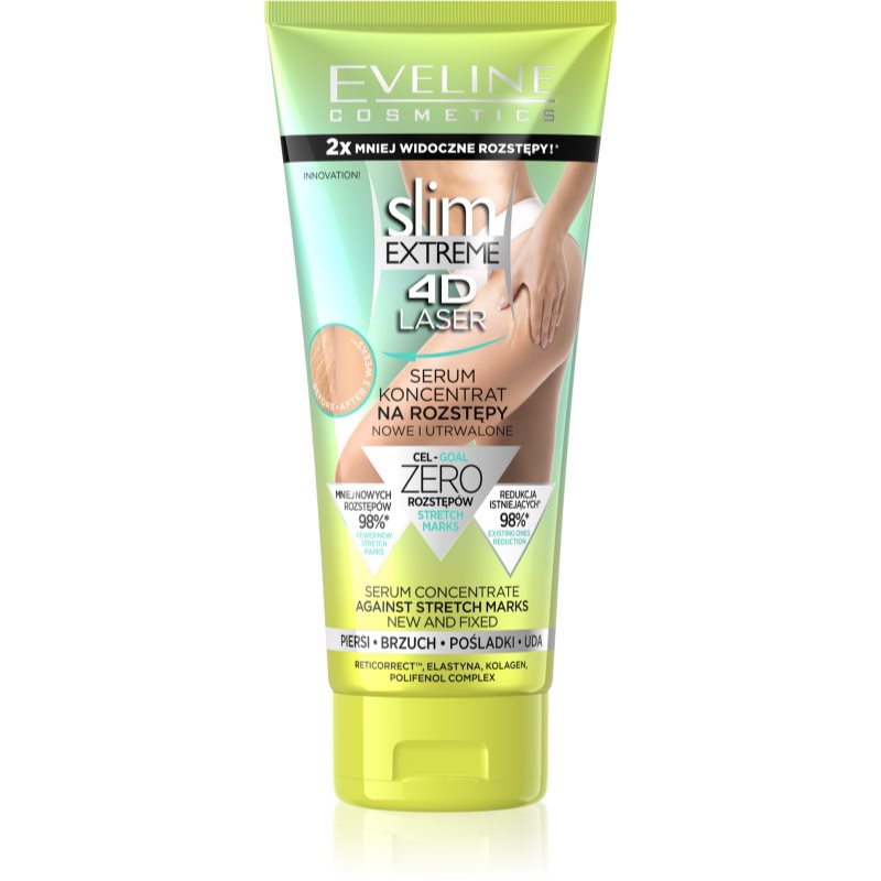 Eveline Cosmetics Slim Extreme 4D Laser усъвършенстващ серум за тяло за стрии 150 мл. на ниска цена