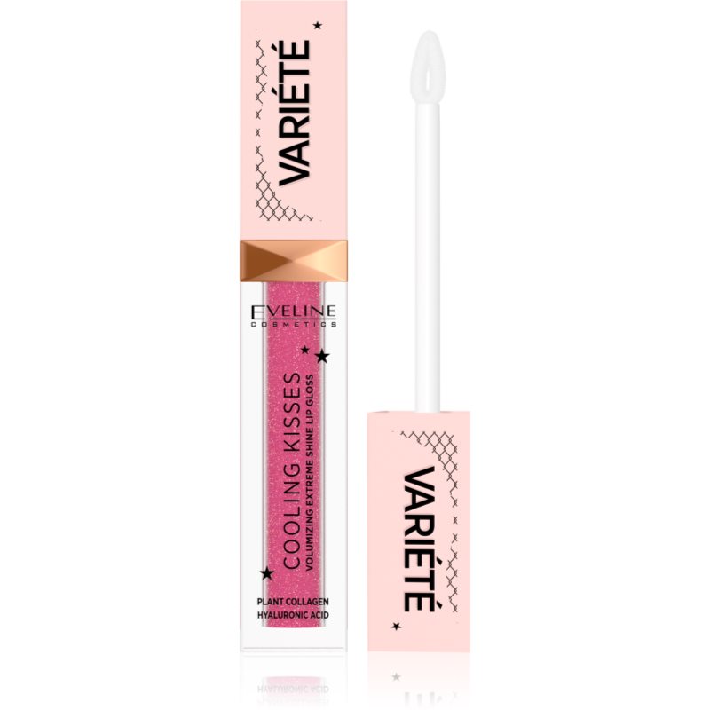 Eveline Cosmetics Variété Cooling Kisses хидратиращ блясък за устни с охлаждащ ефект цвят 06 Amazing Kiss 6