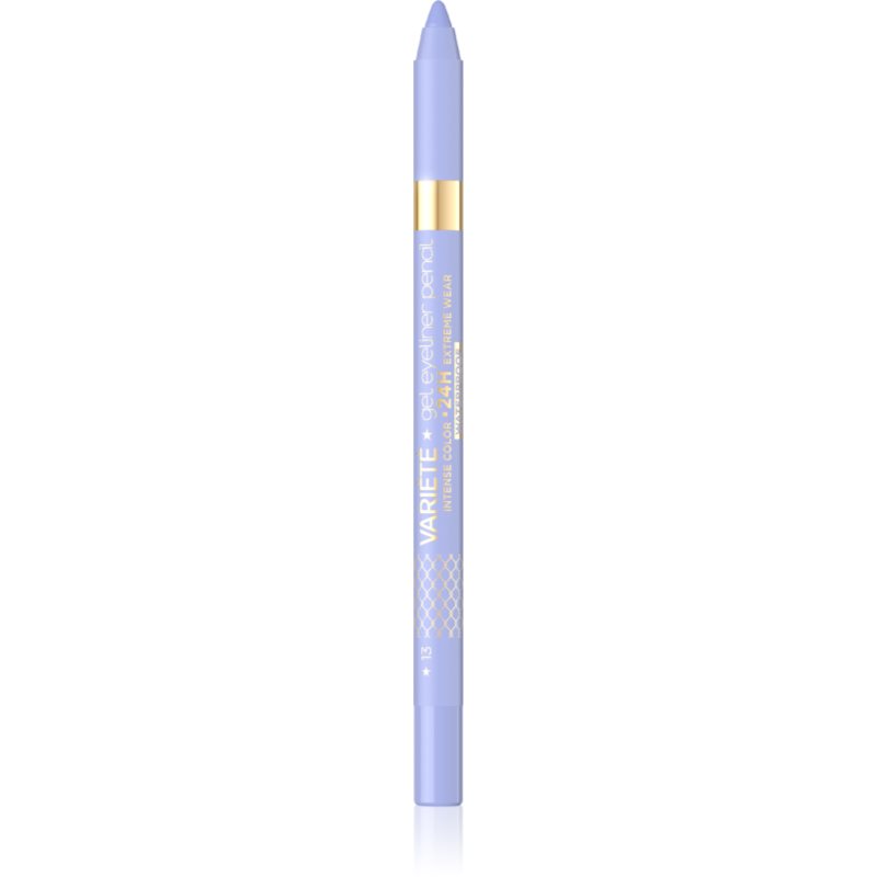 Eveline Cosmetics Variété водоустойчив гел-молив за очи цвят 13 Blue Sky 1 бр.