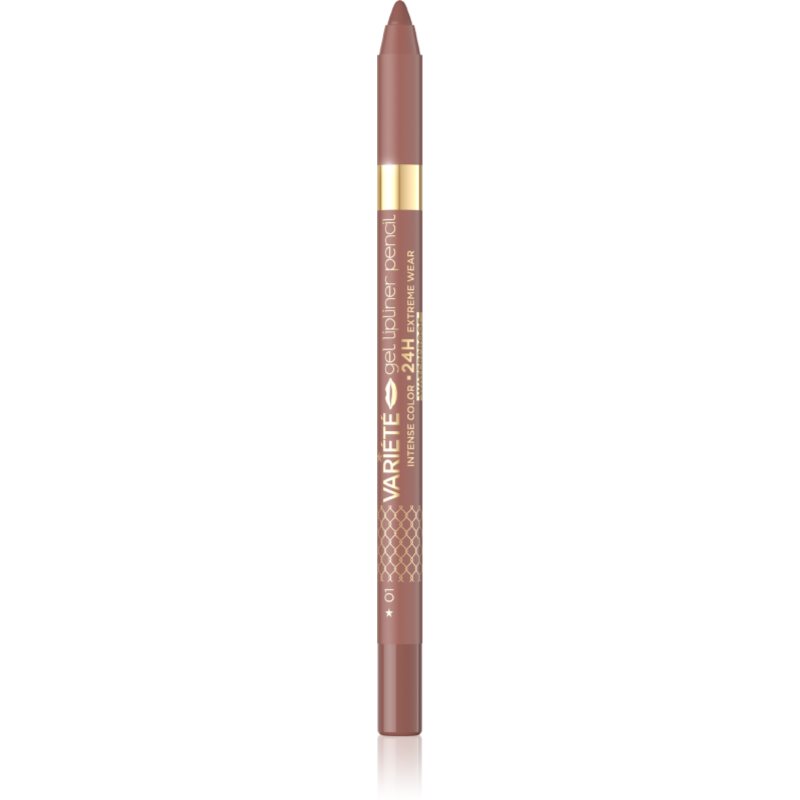 Eveline Cosmetics Variété водоустойчив молив за устни цвят 01 9 мл.