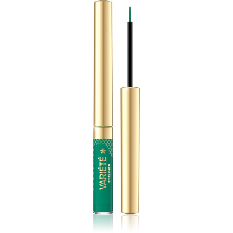 Eveline Cosmetics Variété дълготрайна водоустойчива очна линия цвят 06 Peacock Green 2