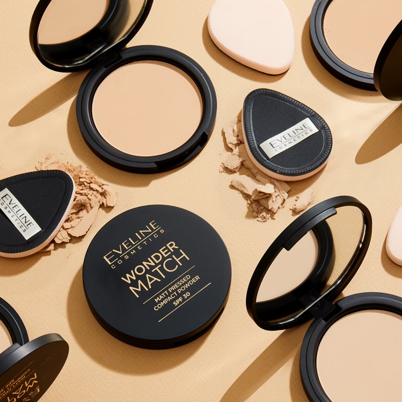 Eveline Cosmetics Wonder Match компактна пудра SPF 30 цвят 01 8 гр. на ниска цена