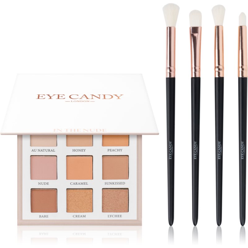 Eye Candy Enhancing Brush & Palette Set палитра сенки за очи с четка
