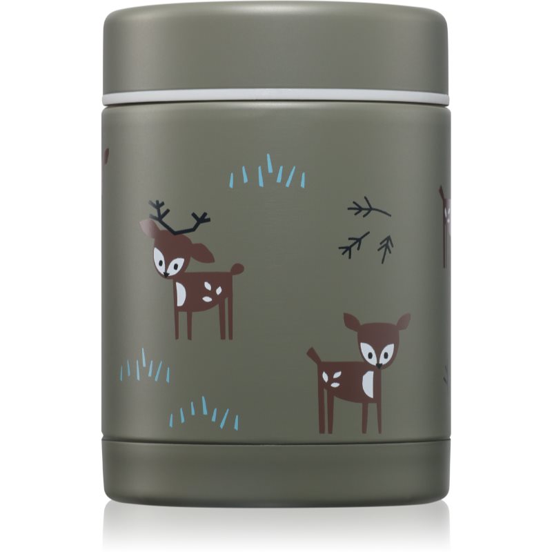 FRESK Food Jar термос за храна Deer Olive 300 мл.