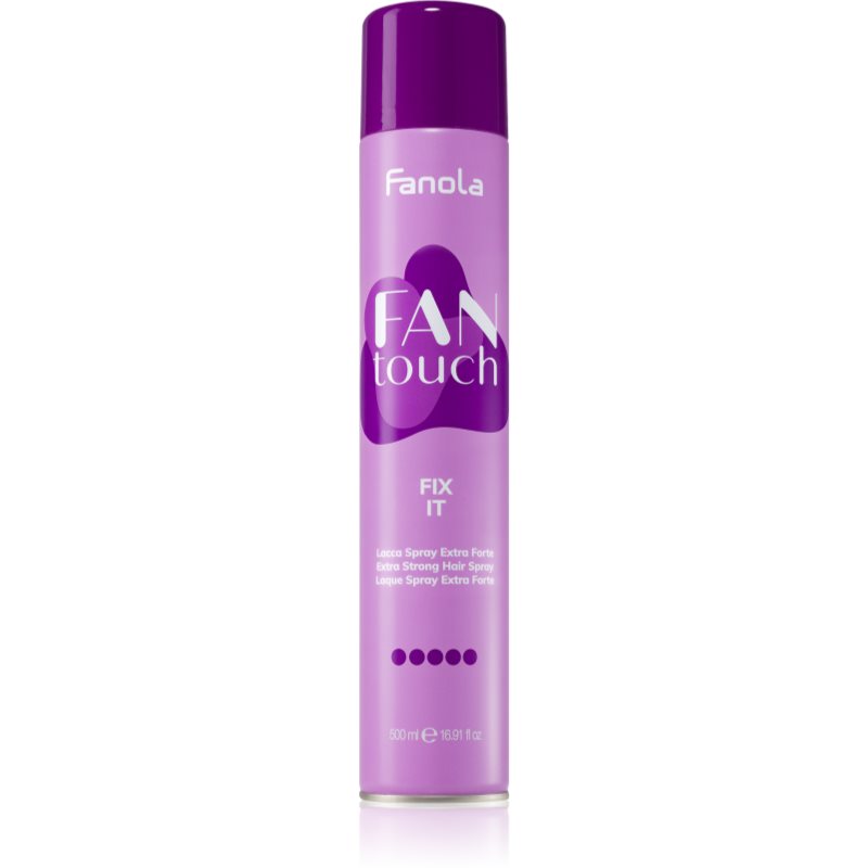 Fanola FAN touch лак за коса с екстра силна фиксация 500 мл.