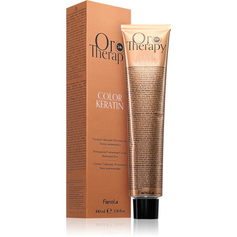 Fanola Oro Therapy Color Keratin боя за коса цвят Light Cheatnut Ash 5.1 100 мл.