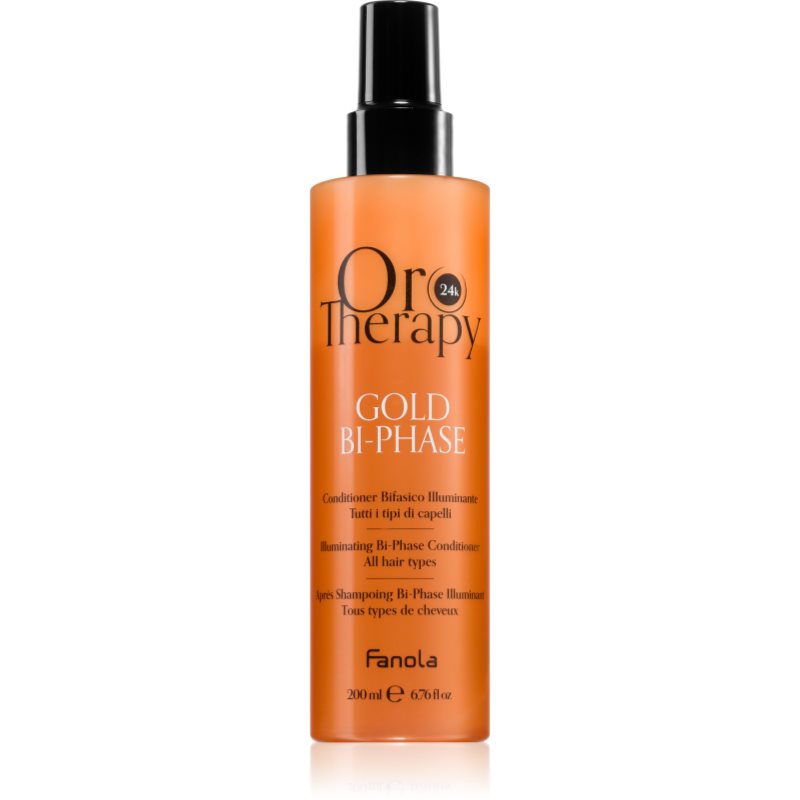 Fanola Oro Therapy Gold Bi-Phase 2-фазов балсам без отмиване 200 мл.