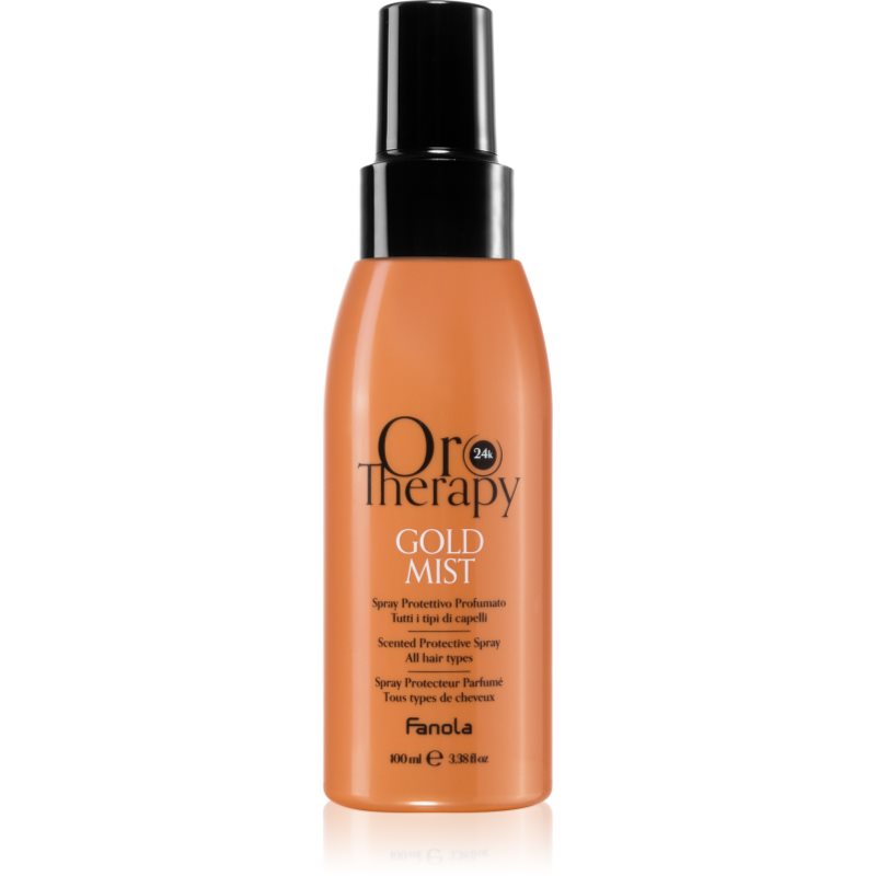 Fanola Oro Therapy Gold Mist стилизиращ защитен спрей за коса с 24 каратово злато 100 мл.