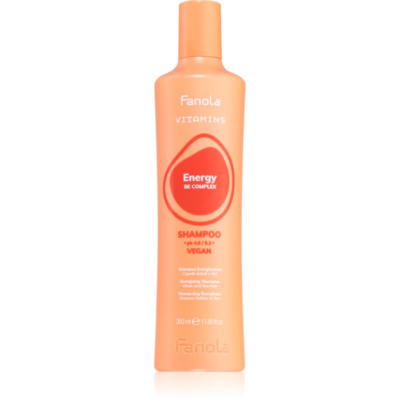 Fanola Vitamins Energizing Shampoo енергизиращ шампоан за тънка коса със склонност към косопад 350 мл.