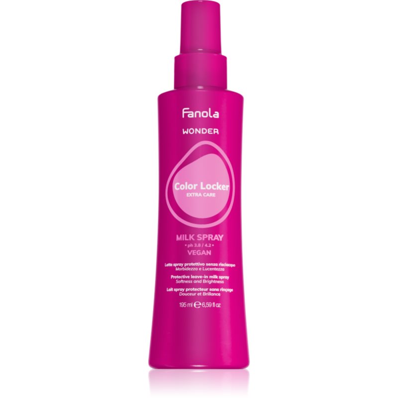 Fanola Wonder Color Locker Extra Care Milk Spray защитен лосион в спрей за боядисана коса 195 мл.