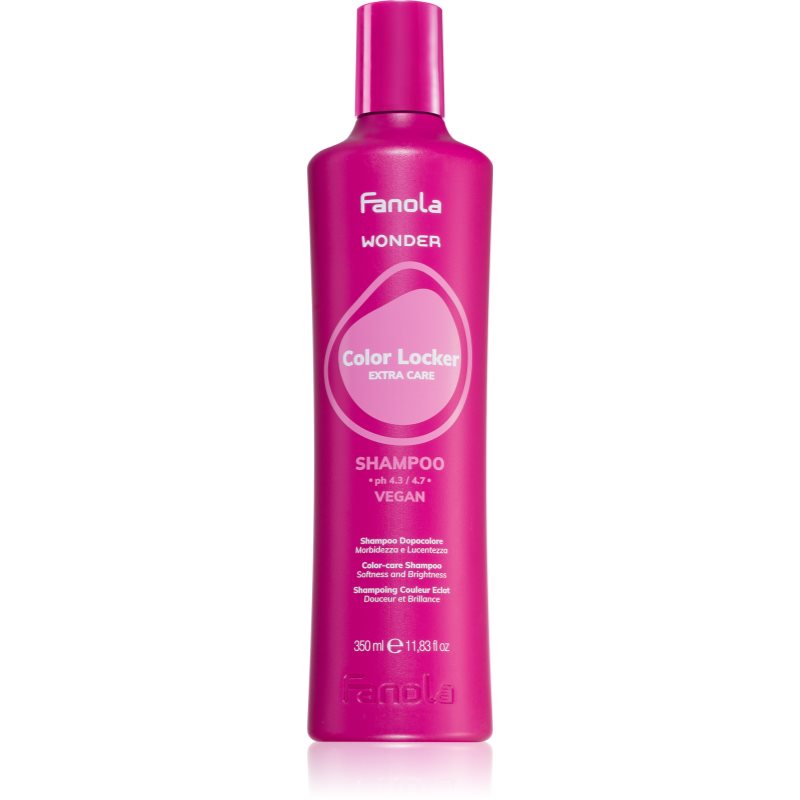 Fanola Wonder Color Locker Extra Care Shampoo озаряващ и подсилващ шампоан за боядисана коса 350 мл.